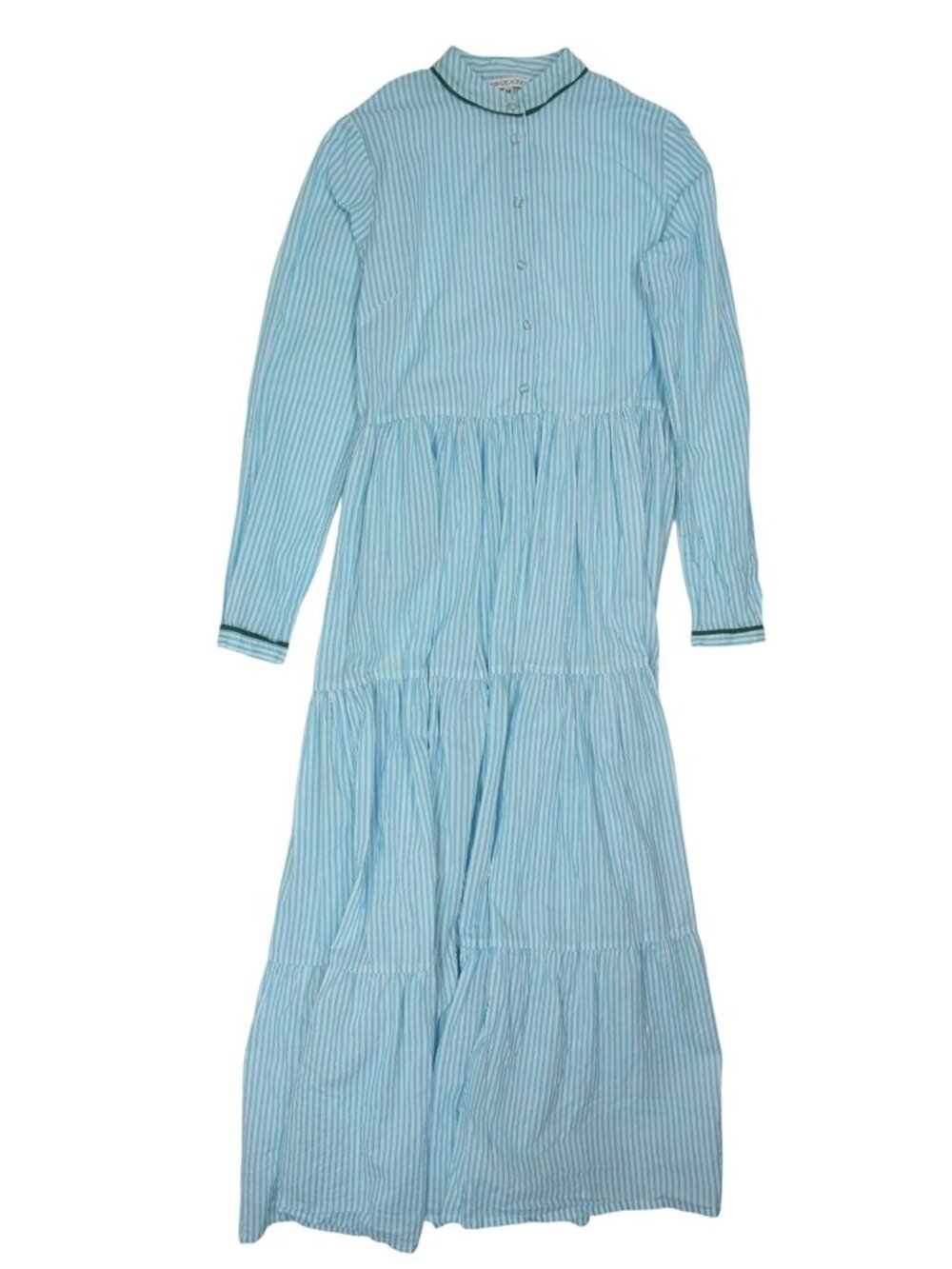 Maria de la Orden Ajaccio Dress in Blue Stripe